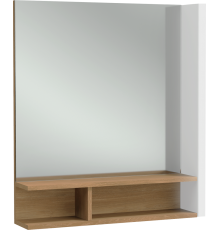 Зеркало Jacob Delafon Terrace EB1180D-NF R 60 с подсветкой, светлое дерево