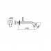 Plumberia Selection IXO Излив для ванны, настенный, длина 25см., цвет: черный матовый. SPT0260NO
