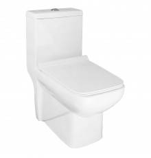 Унитаз-моноблок Azario Zeno 640х365х740 ободковый, с быстросъемным сиденьем Slim микролифт (AZ-1169)
