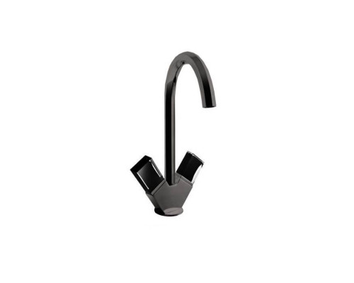 Fantini Venezia Смеситель для раковины, 1 отв., излив: 175 мм, цвет: Matt Gun Metal PVD. 29 P5 N448,  29 P5 N456SF
