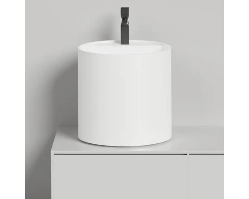 Salini Armonia Round Top 03 Раковина напольная 45х45х450см., с 1 отв., мат-л: S-Stone, цвет: белый матовый. 130423TM Salini Armonia Round Top 03 Раковина напольная 45х45х450см., с 1 отв., мат-л: S-Stone, цвет: белый матовый. 130423TM
