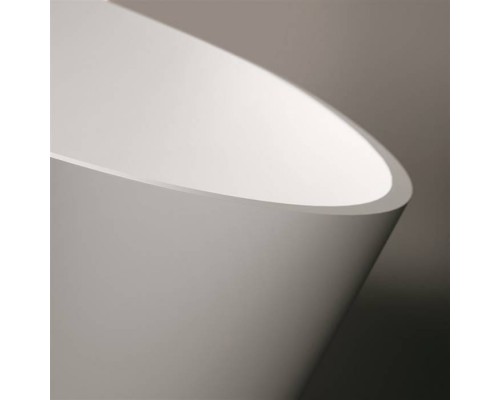 Gruppo Treesse Bali Ванна отдельностоящая 160x85x62h cм, с сливом-переливом и сифоном, Solid Surface, цвет: белый матовый. V026BO Gruppo Treesse Bali Ванна отдельностоящая 160x85x62h cм, с сливом-переливом и сифоном, Solid Surface, цвет: белый матовый. V026BO