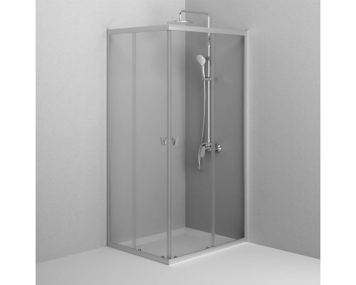 Душевой уголок AM.PM Sunny W87G-403-10080-MT 100x80 см, серебро