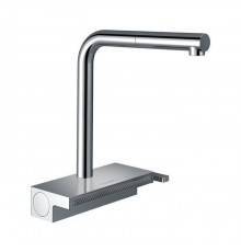 Hansgrohe Aquno Select M81 Смеситель для кухни, 1 отв., с вытяжным душем 2jet, цвет: хром