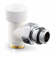 Угловой клапан SR Rubinetterie Tondera термостатический 1/2 х3/4Е, цвет белый 0633-1500VCEA