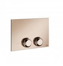 Gessi Venti20 Клавиша смыва для унитаза двойная, для инсталляций TECE, цвет: Copper PVD. 54657#030