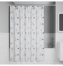 Штора для ванной IDDIS Base BP02P18i11 180х200, белый