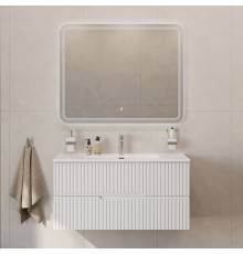 Мебель для ванной комнаты Cezares Duet 100 bianco opaco, раковина Cezares CZR-8095-100