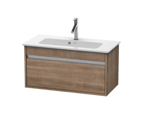 Duravit Ketho Тумба подвесная, 80x38.5х41, с раковиной, 1 выдв. ящик, цвет: тичинская вишня. KT642307373, 2342830000 Duravit Ketho Тумба подвесная, 80x38.5х41, с раковиной, 1 выдв. ящик, цвет: тичинская вишня. KT642307373, 2342830000