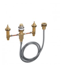 HG 13 244 180 Скрытая часть смесителя на 4 отверстия на борт ванны 13244180