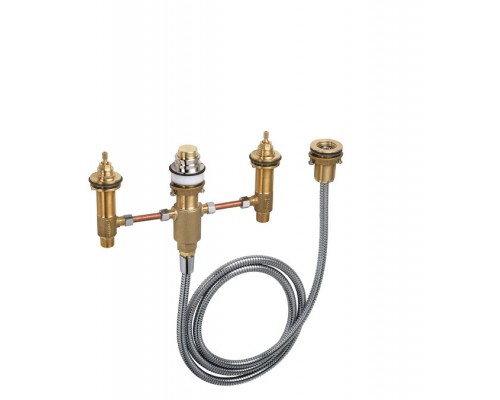 HG 13 244 180 Скрытая часть смесителя на 4 отверстия на борт ванны 13244180