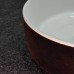 ArtCeram Cognac Раковина 42 см, без отв., накладная, без слив-перелива, цвет: белый / testa di moro. COL001 01 65 bianco/testa di moro