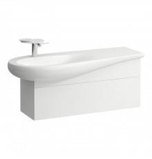 Laufen Alessi One Тумба подвесная 99х32см, с раковиной, слив слева, цвет: белый матовый. 8.1497.3.400.104.1,  4.3042.1.097.260.1