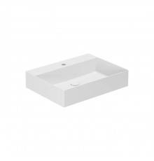 Azzurra Elegance Squared Раковина подвесная/накладная, 60x45xH12,5 см, 1 отв., цвет: Bianco lucido. ELLP060450QMBI/(EQA60M bi)*1