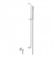 Gessi Goccia Душевая штанга с ручным душем и выводом воды из стены, цвет: белый. 33642#279