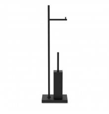 Decor Walther Corner DW 671 Напольная стойка 72см., с ершиком и бумагодержателем, цвет: черный матовый. 0801960