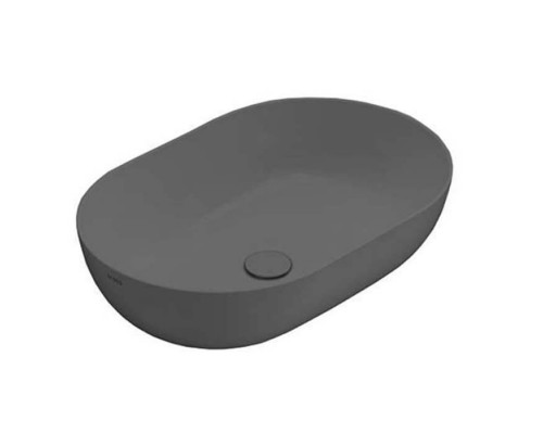 Globo T-Edge Раковина накладная 60х41см., без отв., цвет: Smoke. B6O60.SK