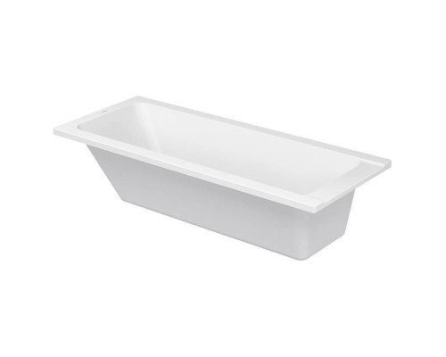 Duravit D-Code  Ванна акриловая прямоугольная 170х50x40см, встраиваемая, с 1 наклоном для спины, выпуск центральный , цвет: белый. 700099000000000,  790227000001000