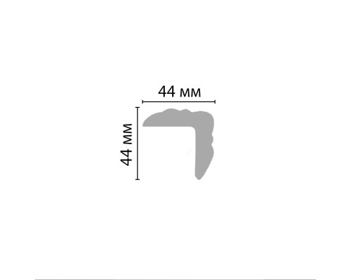 Молдинг гладкий DECOMASTER 96206F гибкий (44*44*2400мм) Молдинг гладкий DECOMASTER 96206F гибкий (44*44*2400мм)