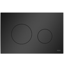 TECEloop 9240925 Панель смыва, 2 объёма, 220х150х5 мм, пластик, черный матовый 9240925