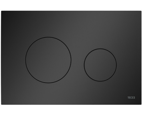 TECEloop 9240925 Панель смыва, 2 объёма, 220х150х5 мм, пластик, черный матовый 9240925