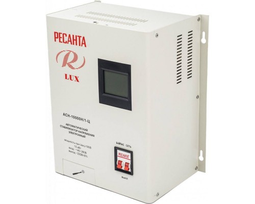Стабилизатор напряжения Ресанта Lux АСН-10000 Н/1-Ц Стабилизатор напряжения Ресанта Lux АСН-10000 Н/1-Ц