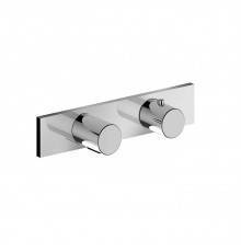 Fantini Milano Термостатический встраиваемый смеситель для душа, 3/4'' на 3 потока, цвет: хром. 31 02 G873B