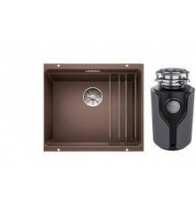 Комплект Мойка Blanco Etagon 500-U кофе + Измельчитель KUCHENSTERN Muhle