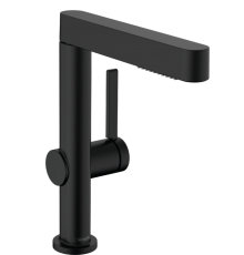 HG 76 063 670 Finoris Смеситель для раковины 229 мм, PushOpen, выдвижной Г излив, 2 режима, 5 л/мин