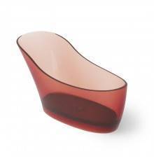 Dea Design Elegant Ванна 169x75x88см., отдельностоящая, Glasstek, прозрачная смола, цвет: pomegranate. DD8613 1690 R5