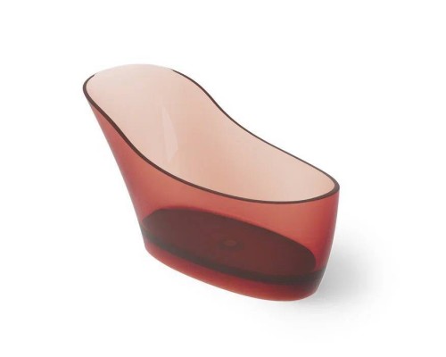 Dea Design Elegant Ванна 169x75x88см., отдельностоящая, Glasstek, прозрачная смола, цвет: pomegranate. DD8613 1690 R5 Dea Design Elegant Ванна 169x75x88см., отдельностоящая, Glasstek, прозрачная смола, цвет: pomegranate. DD8613 1690 R5