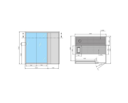 Effegibi Yoku S Door Сауна 230x200х214см, угловая DX, цвет: осина термообработанная. SA 70 20 0003 Effegibi Yoku S Door Сауна 230x200х214см, угловая DX, цвет: осина термообработанная. SA 70 20 0003