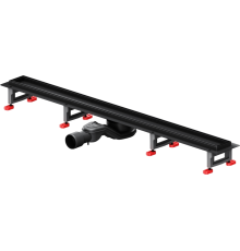 Душевой трап (лоток) AM.PM MasterFlow Tile 90 см, черный матовый