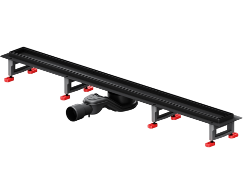 Душевой трап (лоток) AM.PM MasterFlow Tile 90 см, черный матовый