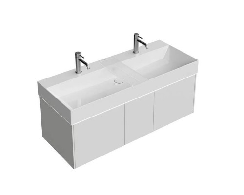 Kerama Marazzi Grande Тумба подвесная, 120х47х37.3см., 3 ящика, цвет: архитектурный серыйnbsp;nbsp; . GR.120.3\AGR.M