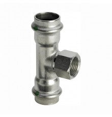 Тройник переходный Viega Sanpress Inox нержавеющая сталь 28х1 х28. 449506