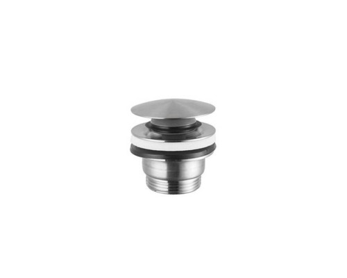 Newform X-STEEL 316 Донный клапан нажимной ldquo;StopGordquo;, для раковин с/без перелива, монтажный размер: 15-67 мм цвет: INOX. 24686.50.050 Newform X-STEEL 316 Донный клапан нажимной ldquo;StopGordquo;, для раковин с/без перелива, монтажный размер: 15-67 мм цвет: INOX. 24686.50.050