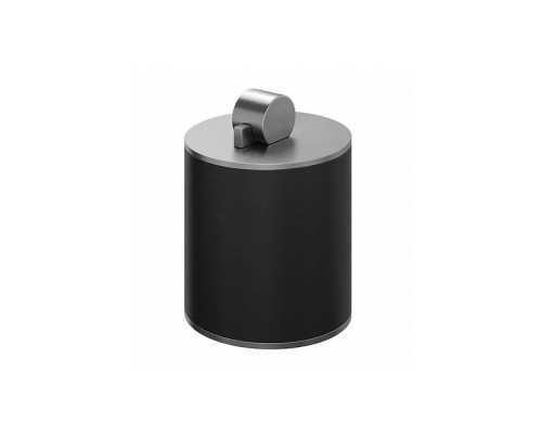 Bertocci Officina 3.16 Контейнер настольный, с крышкой, цвет: черный матовый/нержавеющая сталь. 116 3833 0000
