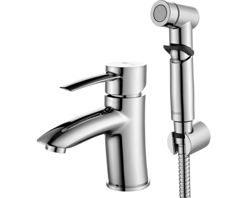 Смеситель для раковины Lemark Atlantiss LM3216C с гигиеническим душем