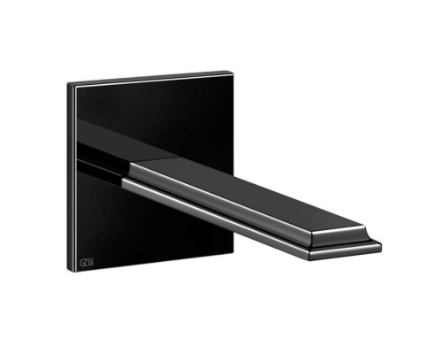 Gessi Eleganza Настенный излив на 1/2rdquo; для монтажа с удаленным управлением 46112+46106 (не входит в комплект), цвет: черный металлик. 46100#706