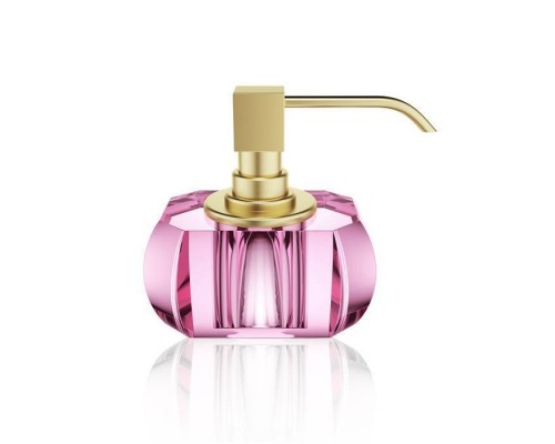 Decor Walther Kristall SSP Дозатор для мыла, настольный, цвет: хрусталь/золото матовое. 0933461