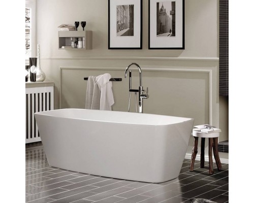 Jacuzzi Esprit Ванна акриловая отдельностоящая, 170x80x57 см без смесителя, без наполнения, цвет: белый-хром. 9443815A Jacuzzi Esprit Ванна акриловая отдельностоящая, 170x80x57 см без смесителя, без наполнения, цвет: белый-хром. 9443815A