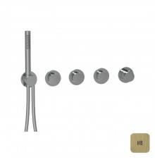 Almar Modular Смеситель для душа, настенный, термостатический, цвет: High Brass Brushed PVD. E180434.HB