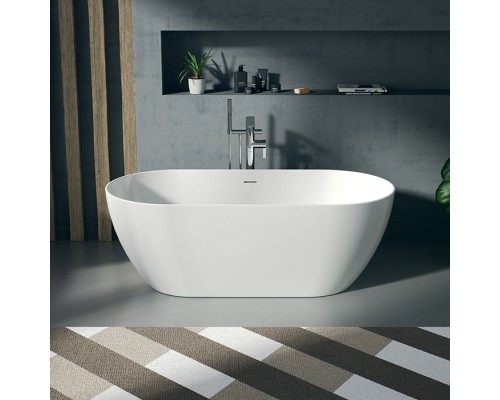 Duravit DuraKanto Ванна отдельностоящая 160x75см, овальная, цвет: белый. 700560000000000