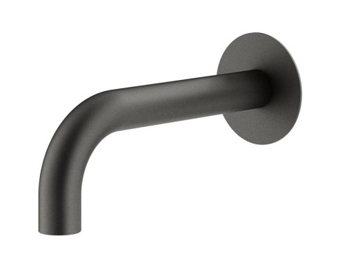 Plumberia Selection IXO Излив для ванны, настенный, длина 21см., цвет: графит. SPT0058GR Plumberia Selection IXO Излив для ванны, настенный, длина 21см., цвет: графит. SPT0058GR
