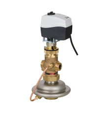 Клапан регулирующий комбинированный Danfoss AVQM Ру25 15/12,5 /0,2 резьбовой, подающ./обрат. труб-д. 003H6753