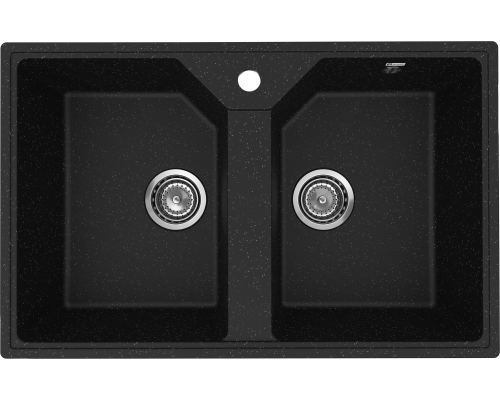 Мойка кухонная Practik PR-M 770-004 черный оникс
