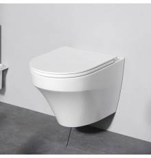 C501700WH Унитаз подвесной безободковый FlashClean, без сиденья
