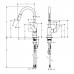 Hansgrohe Focus, Смеситель для кухни, с выдвижным душем, Цвет: сталь. 31815800
