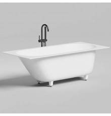 Salini Ornella Kit Встраиваемая ванна 170х75х60cм, овальная чаша, донный клапан , сифон, щелевой слив-перелив, S-Sense, цвет: белый глянцевый. 102411G